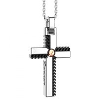 Collana Zancan Uomo  Insignia 925 in Argento Zirconia EXC540R - EXC540R